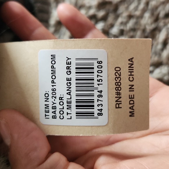 C.C baby pompom hat. - Picture 5 of 6